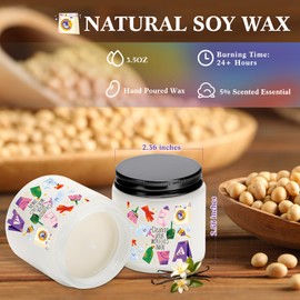 Nuanchu 6 Pcs Housekeeping Week Candles Housekeeper Appreciation Gifts Housekeeping Janitor Candle for School Custodian Women Cleaner Cleaning Your Worries Away Gifts (Smell 3)