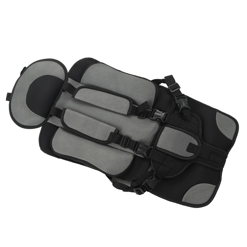 Children Safety Seat Simple Car Portable Seat Foldable Adjustable Strap