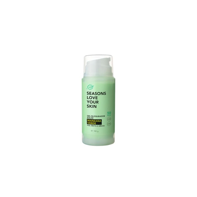 Seasons Love Your Skin Protector Solar Facial Gel Manzana Verde
