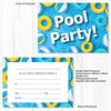 Olivia Samuel 20 x Swimming Pool Birthday Party Invitations from