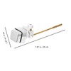 TEHAUX Toilet Flush Lever Handle, Toilet Flush Tank Lever Button
