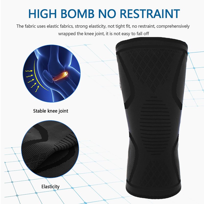 Abauoat Knee Support for Women/Men, Premium Knee Support Men, Helpful
