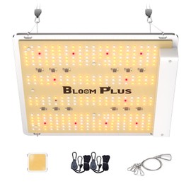 Bloom Plus LED Grow Light BP1000 for Indoor Plants, Full Spectrum Grow Lamp with 336 High-Efficiency Diodes, 2x2 ft Coverage for Seedling, Vegetables, and Flowering