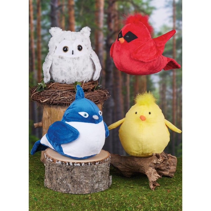 SIMPLICITY Sewing Pattern SS9972OS Plush Birds OS (ONE SIZE)