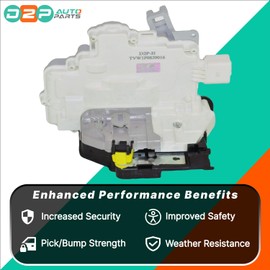 1P0839016 Rear Right Door Lock Mechanism Actuator Replacement for Sear Leon (1P1), VW Eos