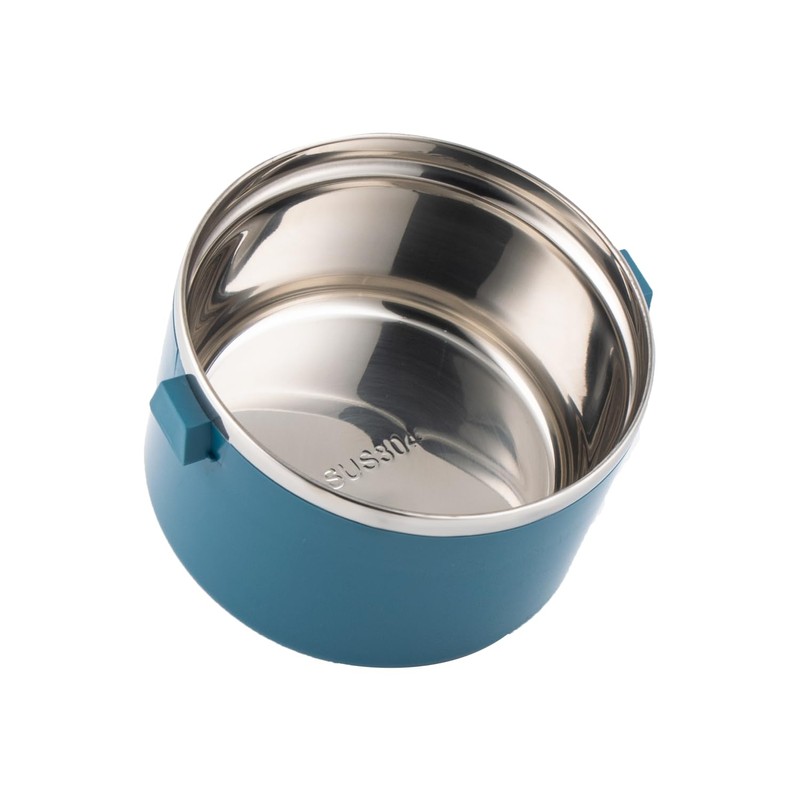 SANQIAHOME 3 Tier Stackable Stainless Steel Lunch Box Sealed(blue, 3