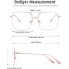 Dollger Blue Light Filter Glasses for Women Men Blue Light