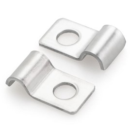 1/16 Inch 20-Pack Heavy Duty 304 Stainless Steel Pipe Clamp, Unilateral P-Type Conduit Straps, Extra Thick Mounting Brackets for EMT Conduit, PVC Pipe, Wire, Outdoor Electrical Installation II-(2mm)