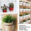 GIAK 3Pcs Flower Pot Holder Ring Wall Mounted 4 inch