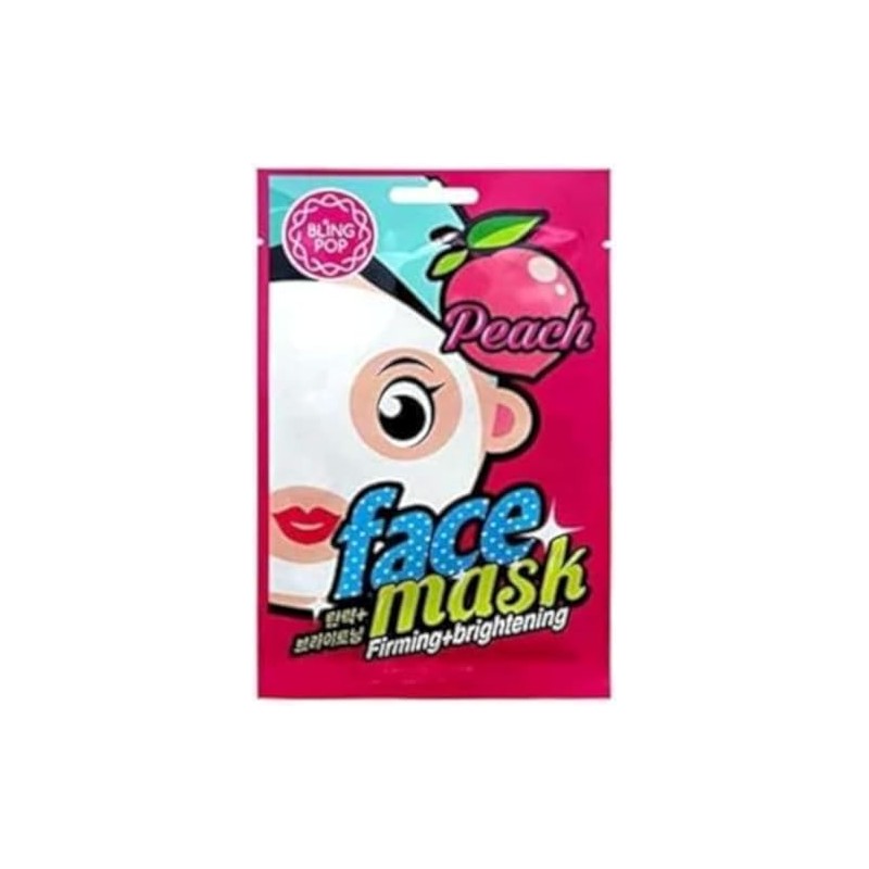 BLING POP Mascarilla Facial Refurbishment E ILUMINADORA CON Melocoton