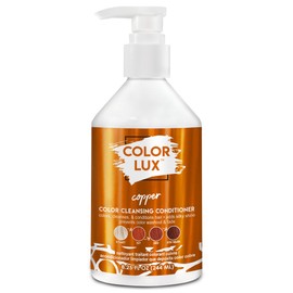 Color Lux Color Cleansing Conditioner, Copper, 3-in-1 Color Depositing Formula, Vegan, Sulfate-Free, Paraben-Free, 8.25 oz