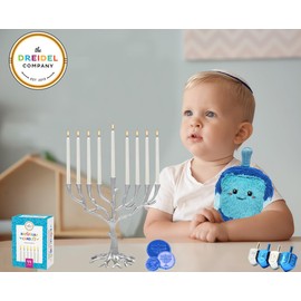 The Dreidel Company Menorah Candles Chanukah Candles 44 White Hanukkah Candles for All 8 Nights of Chanukah (Single)