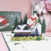 christmas pop up card (SantaSki)