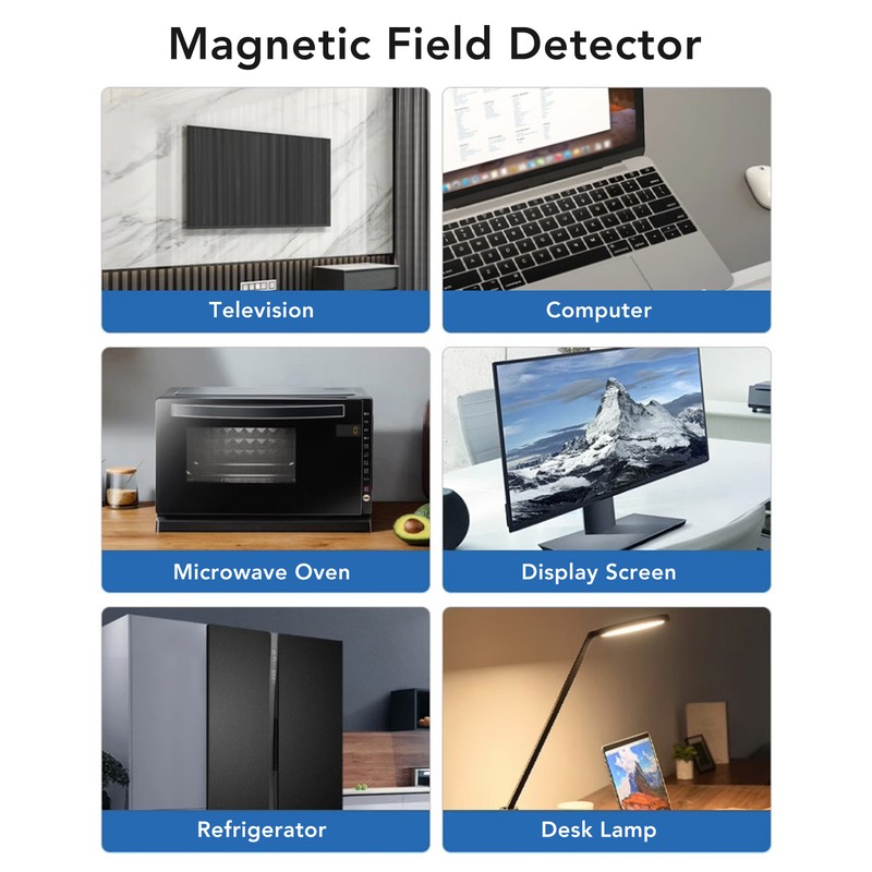 EMF Meter Electromagnetic Field Detector Handheld Tester Detector for Home