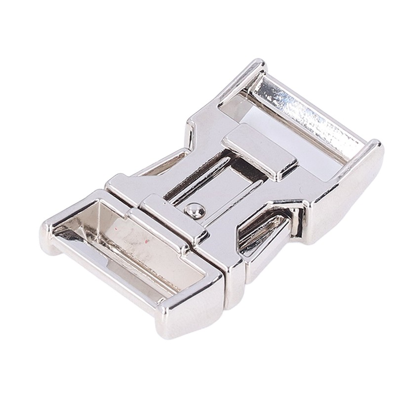 4Pcs Side Release Buckle 25x47mm Zinc Alloy Glossy Durable Wide