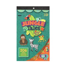 Jungle Tales Sticker Book (an Animal Adventure, 206 Stickers, 1 Sheet)
