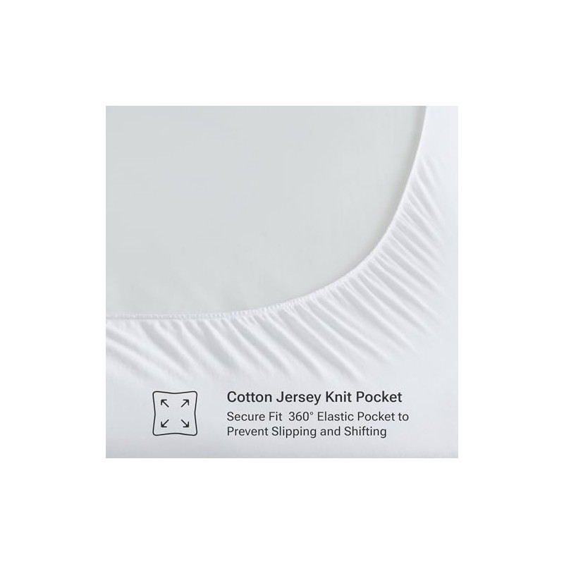 SLEEP PHILOSOPHY BASI16-0329 Mattress Pad, White
