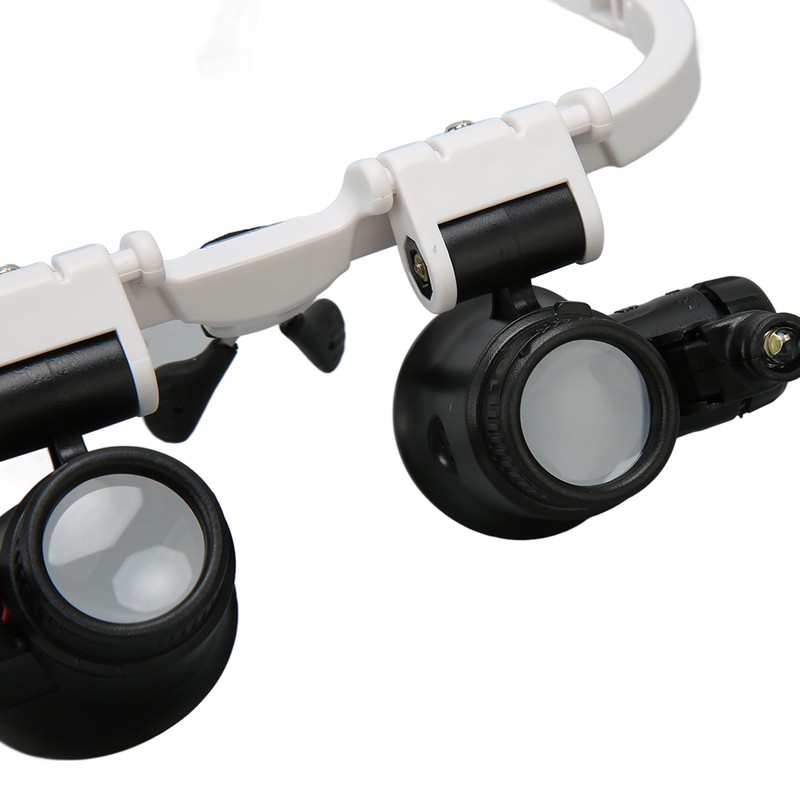 Headband Magnifier 7x 10x 15x 25x LED Illuminated Magnifying Glasses
