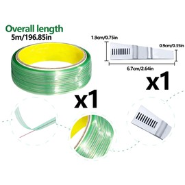 AOYEGIC 5 m Knifeless Tape, Cutting Tape, Cutting Wire, Car Sticker Cutting Film with Scraper, for Car Wrapping, Vinyl Film, Cutting Line, Pinstripes
