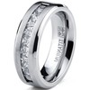 Metal Masters Titanium Men's Wedding Band Engagement Ring with 9