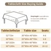 artslion Rectangle Waterproof Table Cloth 60x84in Wipeable Table Cover Non-PVC
