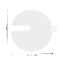 Generic Egg Whisk Splash Guard Cover Reusable Mixing Bowl Lid for Preventing Splatter and Keeping Your Kitchen Clean for Homes Restaurants and Canteens