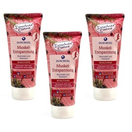 Dresdner Essenz Shower Gel Muscle Relaxation Pack of 3 x 200 ml