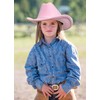 Jastore Kids Western Cowboy Hat for Girl Boy Wide Brim