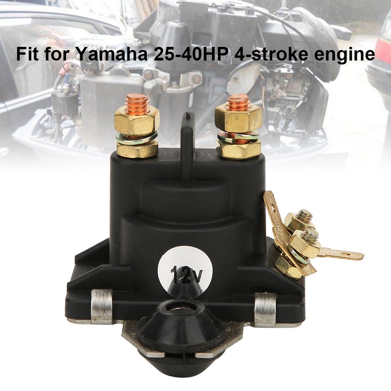 Starter Relay Fit for Yamaha 25-40hp 4-Stroke Engine Outboard Parts