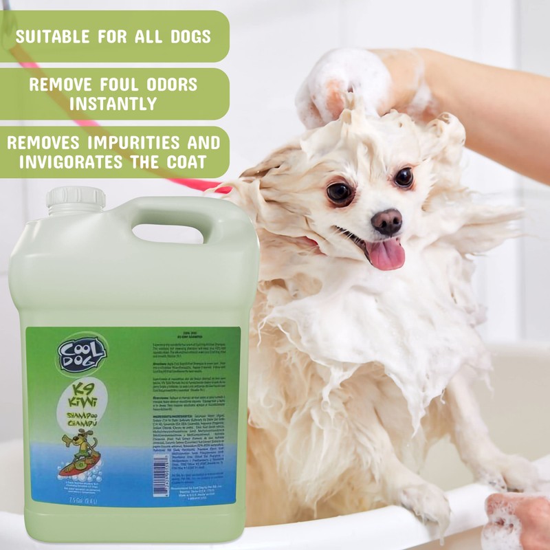 Pet Silk Shampoo, Cool Dog K-9 Kiwi Cucumber, 320 Oz
