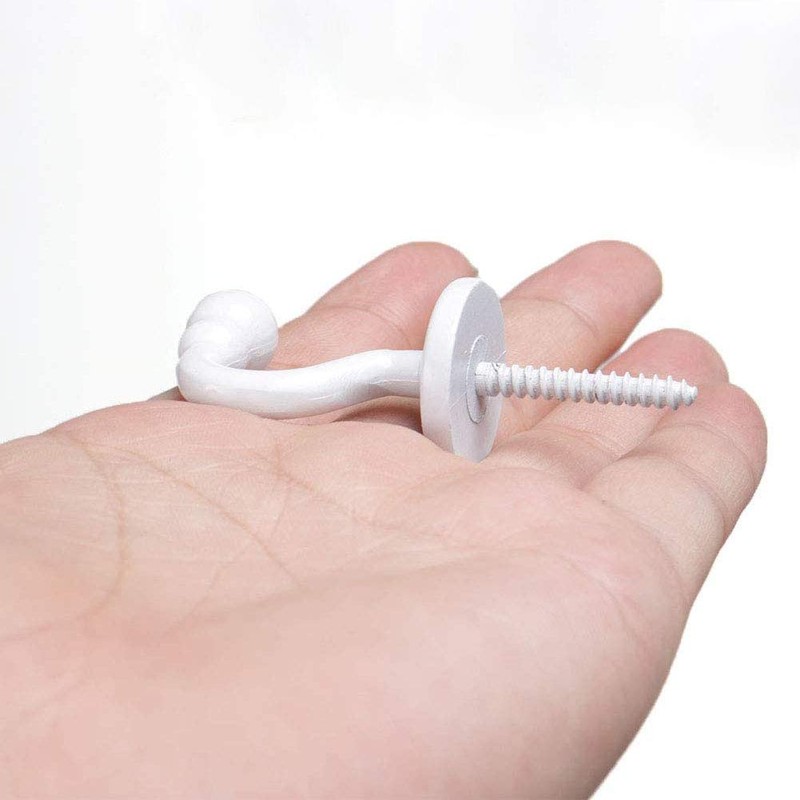 Haidong 2 Pairs European Style Curtain Hook Black Curtain Holdback