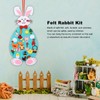 Toddler DIY Felt Rabbit Set Wall Hanging Bunny Crafts Ornaments