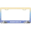 Hogadon Basin Wyoming Ski Snowboard Winter Adventures Metal License Plate