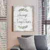 Renditions Gallery Always Better Together Wall Art, Premium Gallery Wrapped