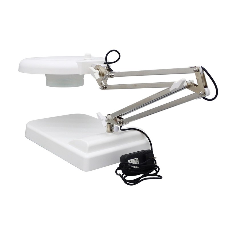 WYDDDARY 30X Magnifying Glass with Light and Stand 2-in-1 LED