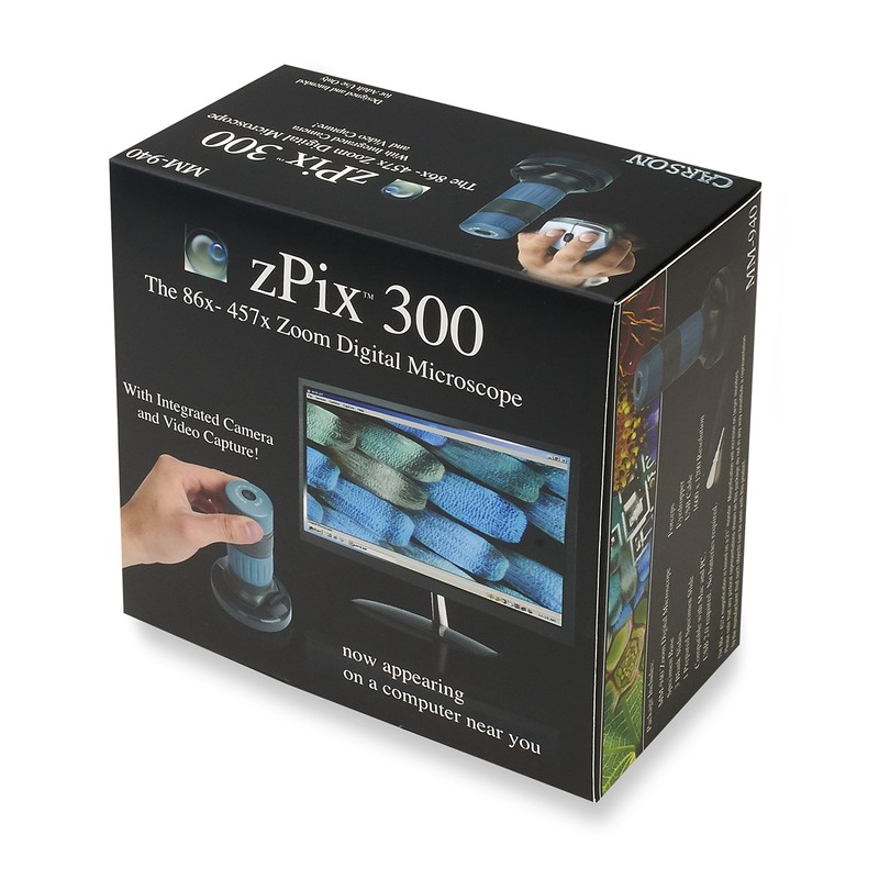 Carson zPix 300 USB-Digitalmikroskop mit Foto- und Videofunktion (MM-940)