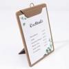 SIGEL Menu Clipboard A5 Beige with Stand Function Sturdy Clipboard