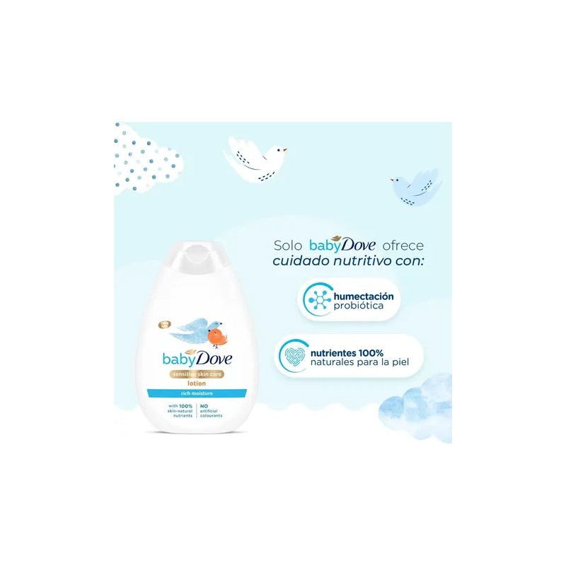 Baby Dove Crema Corporal Humectación Enriquecida 400 Ml