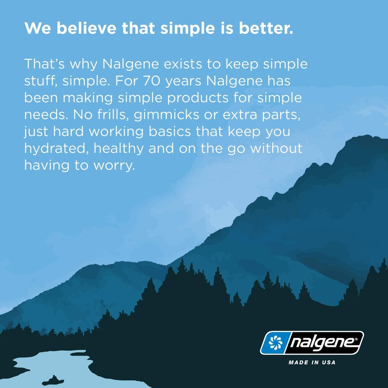 Nalgene Tritan Wide Mouth Pear with Blue Cap, 1 Count