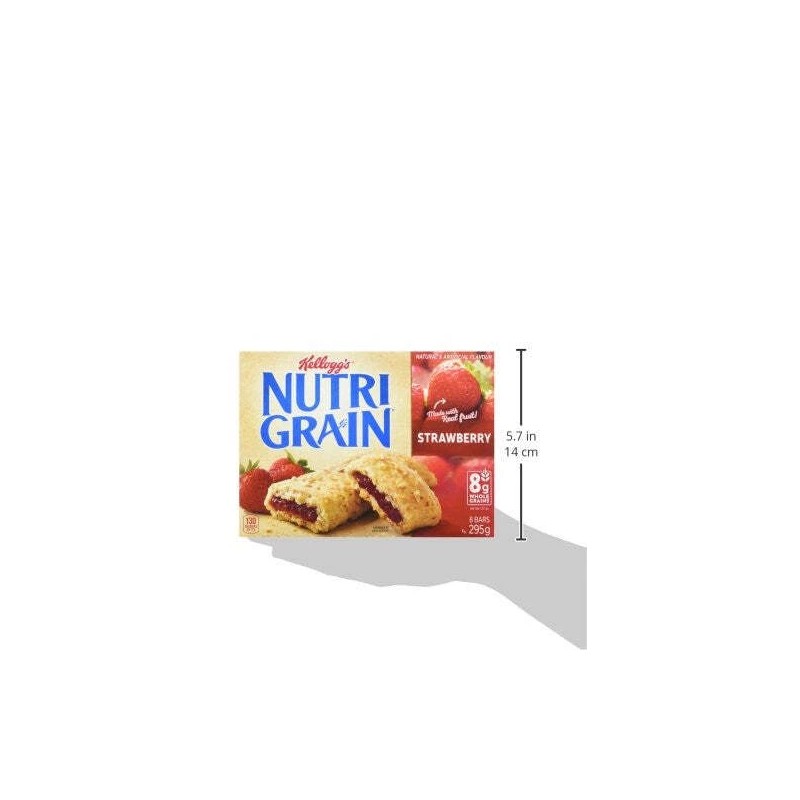 Kellogg's Nutri-Grain, Strawberry Cereal Bars, 295g/10.4oz., 8ct,