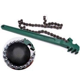 Ruikarhop 16 Inch Heavy Duty Reversible Chain Wrench for 1.5" to 7.5" Diameter Oil & Fuel Filter