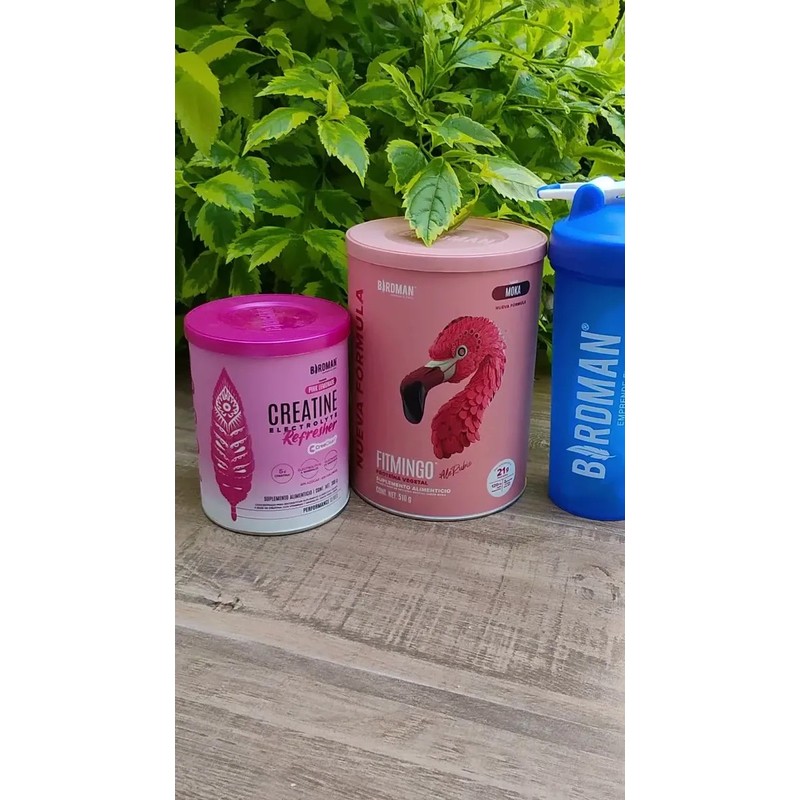 Kit Proteína 510g Creatina Con Electrolitos Shaker 600ml