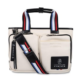 Castelbajac 037501 Loren Driving Tote Bag, white