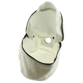 SPARES2GO Cloth Filter + Reusable Washable Zip Bag for Numatic Henry Hetty etc Vacuum (+ Air Fresheners)