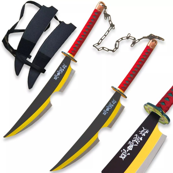 Kimetsu no Yaiba Demon Slayer Uzui Tengen Twin Swords (a