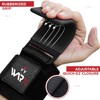WARX Weight Lifting Hooks Straps Pair, 8mm Neoprene Padded Wrist