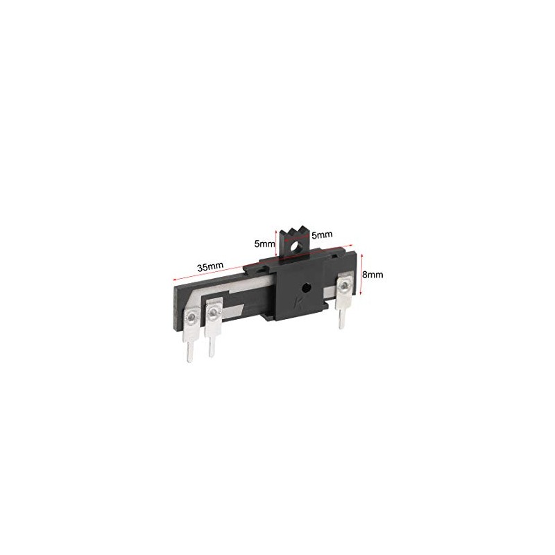 sourcing map Fader Variable Resistors Mixer Potentiometer Straight Sliding B20K