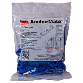 Simpson Strong-Tie AnchorMate AM 5/8-RP10 5/8 in. Dia. Anchor Bolt Holder Blue (10-Qty) (Pack of 5)