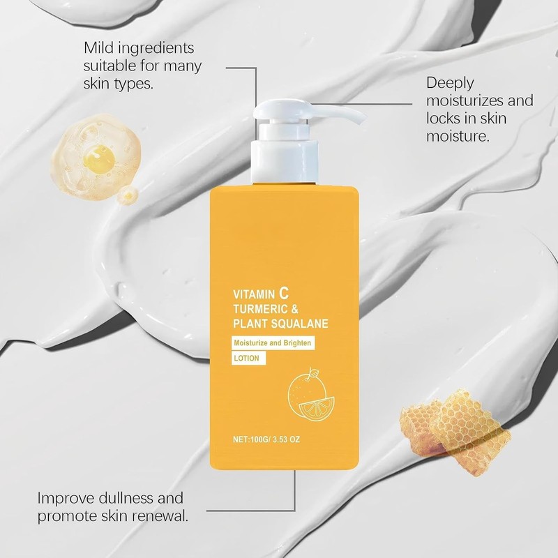 Turmeric & Vitamin C Cream Face & Body Lotion,vitamin c