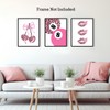 Pink Leopard Wall Posters,Cherry Lucky 8 Ball Coquette Posters Prints